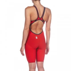Arena Womens Powerskin Carbon Air 2 Open Back - Red -Funky Trunks Store 001128 045 w pwskin carbon air2 fbslob 003 bl o