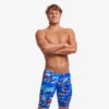 Funky Trunks Mens Training Jammers - Battle Blue -Funky Trunks Store 020254