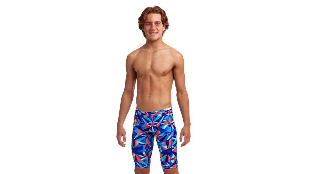 Funky Trunks Boys Training Jammers-Mad Mirror 3 Funky Trunks Boys Training Jammers-Mad Mirror