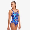 Funkita Ladies Diamond Back One Piece - Mad Mirror 1 Funkita Ladies Diamond Back One Piece - Mad Mirror -Funky Trunks Store 020441