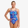 Funkita Girls Diamond Back One Piece - Mad Mirror -Funky Trunks Store 020812