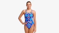 Funkita Girls Diamond Back One Piece - Mad Mirror