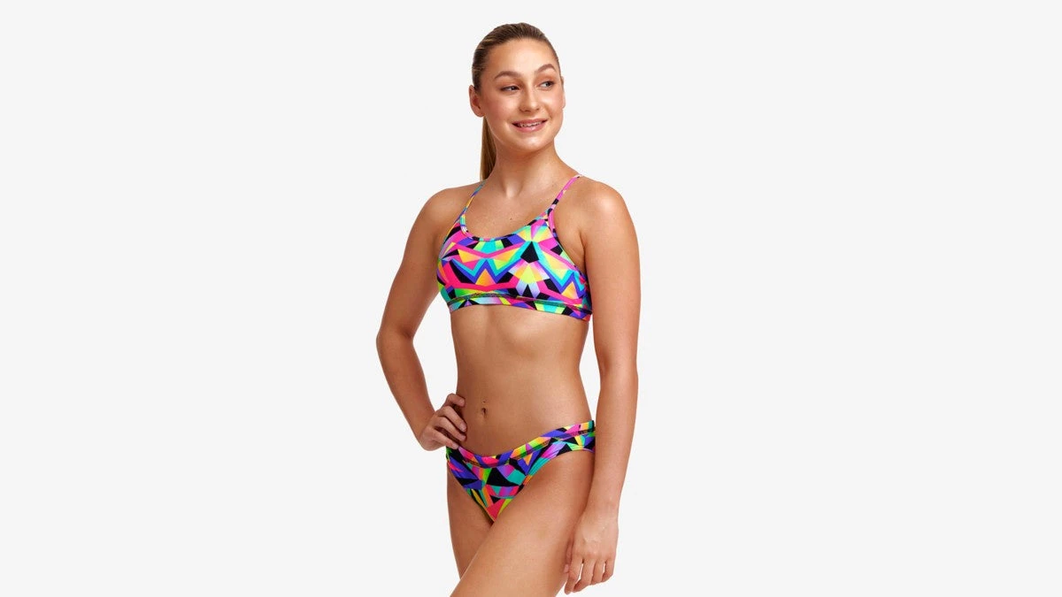 Funkita Girls Racerback Two Piece-Crystal Eyes 3 Funkita Girls Racerback Two Piece-Crystal Eyes