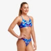 Funkita Girls Racerback Two Piece-Mad Mirror 2 Funkita Girls Racerback Two Piece-Mad Mirror -Funky Trunks Store 020945
