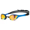 Arena Cobra Ultra SWIPE Mirror Goggles (Indoors) - Yellow Copper Blue -Funky Trunks Store 131ac34290963fb2ba1326dc3195e8a6671ccfa3