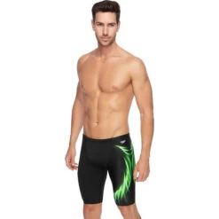 Speedo Mens Molten Jammer - Black Energize Green