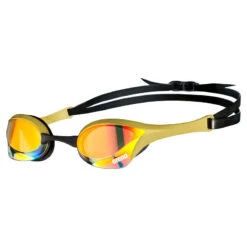 Funky Trunks Store 41 Arena Cobra Ultra SWIPE Mirror Goggles (Indoors) - Yellow Copper Gold