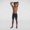Speedo Mens Boom Logo Placement Jammer - True Navy Dragonfire Orange -Funky Trunks Store 8 12416F889 1