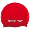 Arena Classic Silicone Cap - Red -Funky Trunks Store 91662 044 classic silicone 008 r s