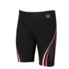 Arena Mens One Serigraphy Jammer - Black Fluo Red -Funky Trunks Store 9430a630ab42560a37f98e4a74afd3d02e3b88d2
