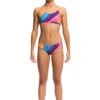Funkita Girls Racerback Two Piece - Fine Lines -Funky Trunks Store FS02G FINE LINES 002