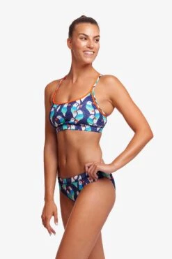 Funkita Ladies Sports Two Piece - Pengoo Parade -Funky Trunks Store FS02L PENGOO PARADE 10