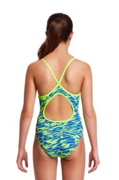 Funkita Girls Diamond Back One Piece - Blizzard Blitz 5 Funkita Girls Diamond Back One Piece - Blizzard Blitz -Funky Trunks Store FS11G BLIZZARD BLITZ 17