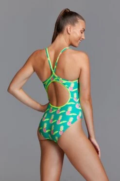 Funkita Ladies Diamond Back One Piece - Juicy Jam 9 Funkita Ladies Diamond Back One Piece - Juicy Jam -Funky Trunks Store FS11L JUICY JAM 03
