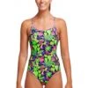 Funkita Ladies Diamond Back One Piece - Sloth Slumber -Funky Trunks Store FS11L SLOTH SLUMBER 01