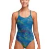 Funkita Ladies Diamond Back One Piece - Wires Crossed -Funky Trunks Store FS11L WIRES CROSSED 01