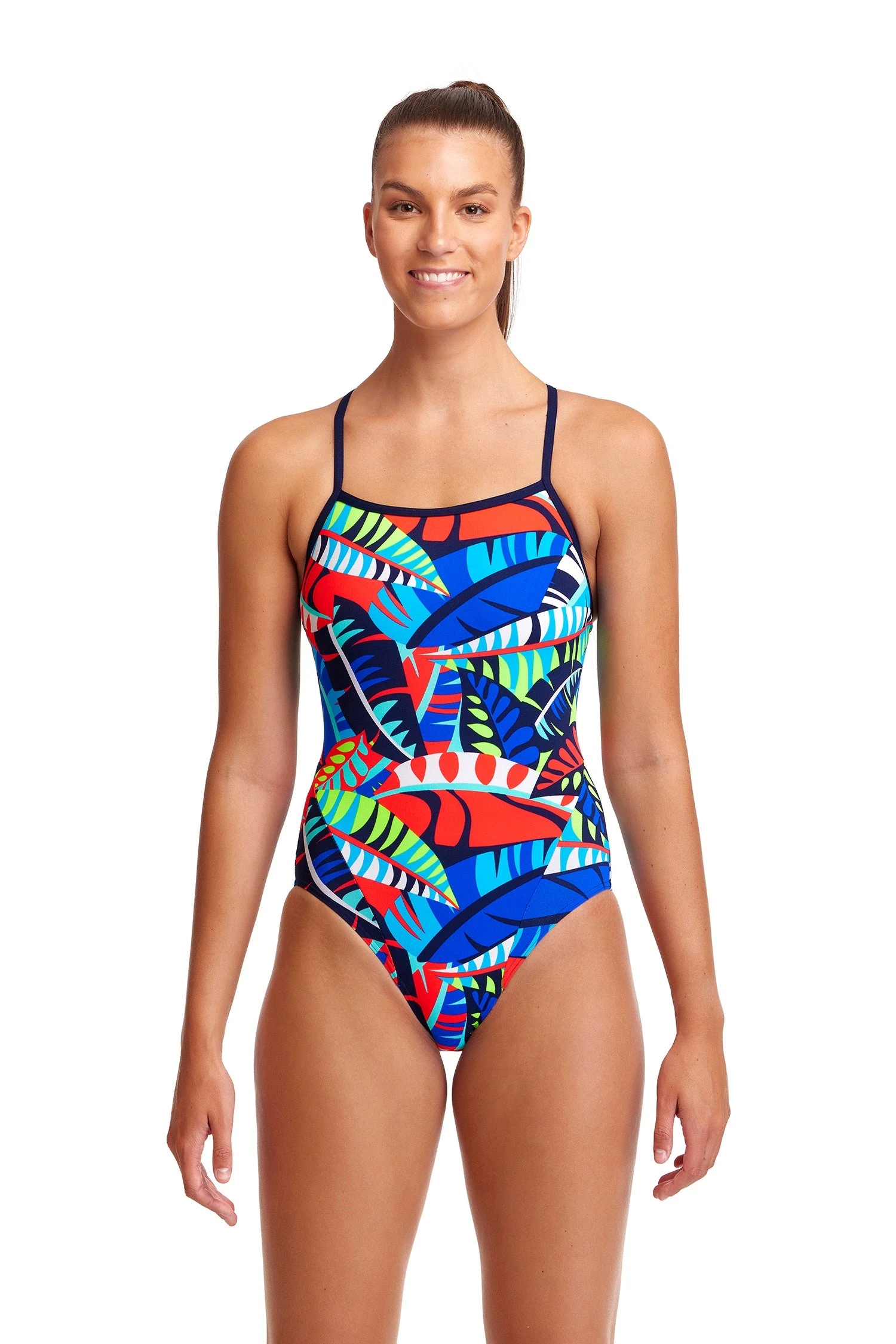 Funkita Ladies Single Strap One Piece - Face Palm 3 Funkita Ladies Single Strap One Piece - Face Palm
