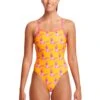 Funkita Ladies Strapped In One Piece - Pineapple Punch 2 Funkita Ladies Strapped In One Piece - Pineapple Punch -Funky Trunks Store FS38L PINEAPPLE PUNCH 01