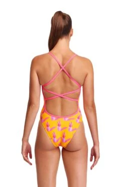 Funkita Ladies Strapped In One Piece - Pineapple Punch 8 Funkita Ladies Strapped In One Piece - Pineapple Punch -Funky Trunks Store FS38L PINEAPPLE PUNCH 02