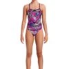Funkita Ladies Strapped In One Piece - Skull Swim -Funky Trunks Store FS38L SKULL SWIM 2475