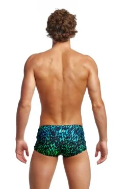 Funky Trunks Mens Plain Front Trunks - Spraying Alive -Funky Trunks Store FT01M SPRAYING ALIVE 02