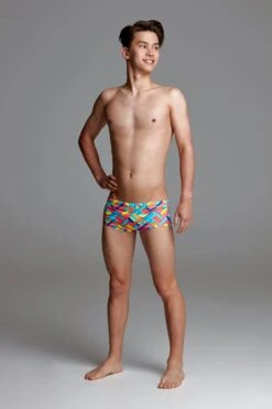 Funky Trunks Boys Classic Trunks - Panel Pop -Funky Trunks Store FT32B PANEL POP 2189