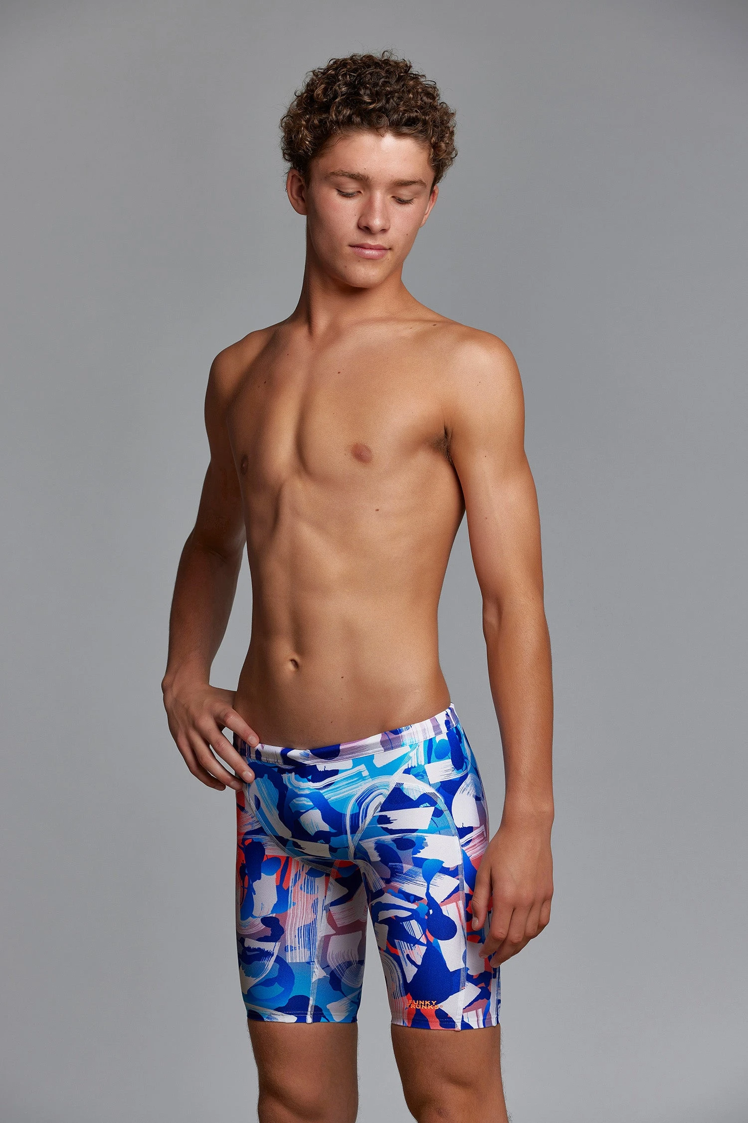 Funky Trunks Boys Training Jammers - Different Strokes 4 Funky Trunks Boys Training Jammers - Different Strokes - Image 2