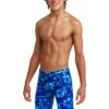 Funky Trunks Boys Training Jammers - Leaf Laser 2 Funky Trunks Boys Training Jammers - Leaf Laser -Funky Trunks Store FT37B LEAF LASER 01