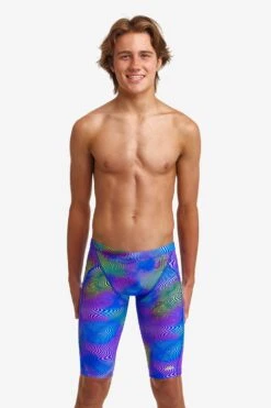 Funky Trunks Boys Training Jammers - Screen Time -Funky Trunks Store FT37B SCREEN TIME 18