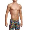 Funky Trunks Mens Training Jammers - Brand Galaxy 2 Funky Trunks Mens Training Jammers - Brand Galaxy -Funky Trunks Store FT37M BRAND GALAXY 01