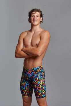 Funky Trunks Mens Training Jammers - Brand Galaxy -Funky Trunks Store FT37M BRAND GALAXY 2738