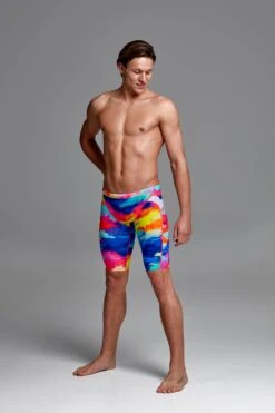 Funky Trunks Mens Training Jammers - Cumulus -Funky Trunks Store FT37M CUMULUS 0374