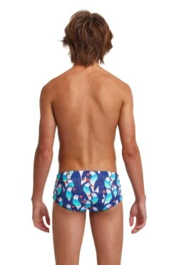Funky Trunks Boys Sidewinder Trunks - Pengoo Parade 6 Funky Trunks Boys Sidewinder Trunks - Pengoo Parade -Funky Trunks Store FTS010B PENGOO PARADE 02