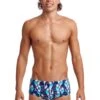 Funky Trunks Mens Sidewinder Trunks - Pengoo Parade -Funky Trunks Store FTS010M PENGOO PARADE 01
