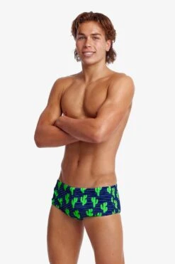 Funky Trunks Mens Sidewinder Trunks - Prickly Pete -Funky Trunks Store FTS010M PRICKLY PETE 10