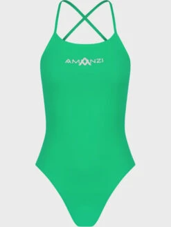 Amanzi Womens Tie Back One Piece - Emerald