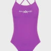 Amanzi Womens Tie Back One Piece- Fandango Purple -Funky Trunks Store amanzi fandango tie back one piece am19247