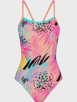 Amanzi Girls Proback One Piece - Peachy Palms