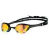 Arena Cobra Ultra SWIPE Mirror Goggles (Indoors) - Yellow Copper Black -Funky Trunks Store cbbab121fa58137ed5f8789d0a07c554ca0a285f