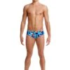 Funky Trunks Mens Classic Briefs - Check Republic -Funky Trunks Store db22abdb529152492c097ab79f8a04cdb8358358