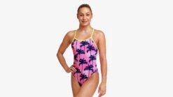 Funkita Girls Single Strap One Piece - Pop Palms